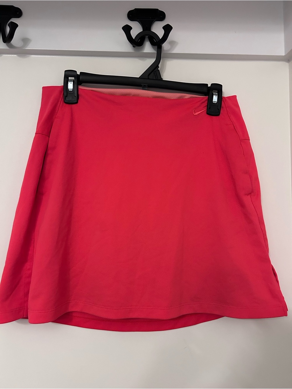 Nike Coral Pink A-Line Tennis Golf Skirt With Built in Shorts M